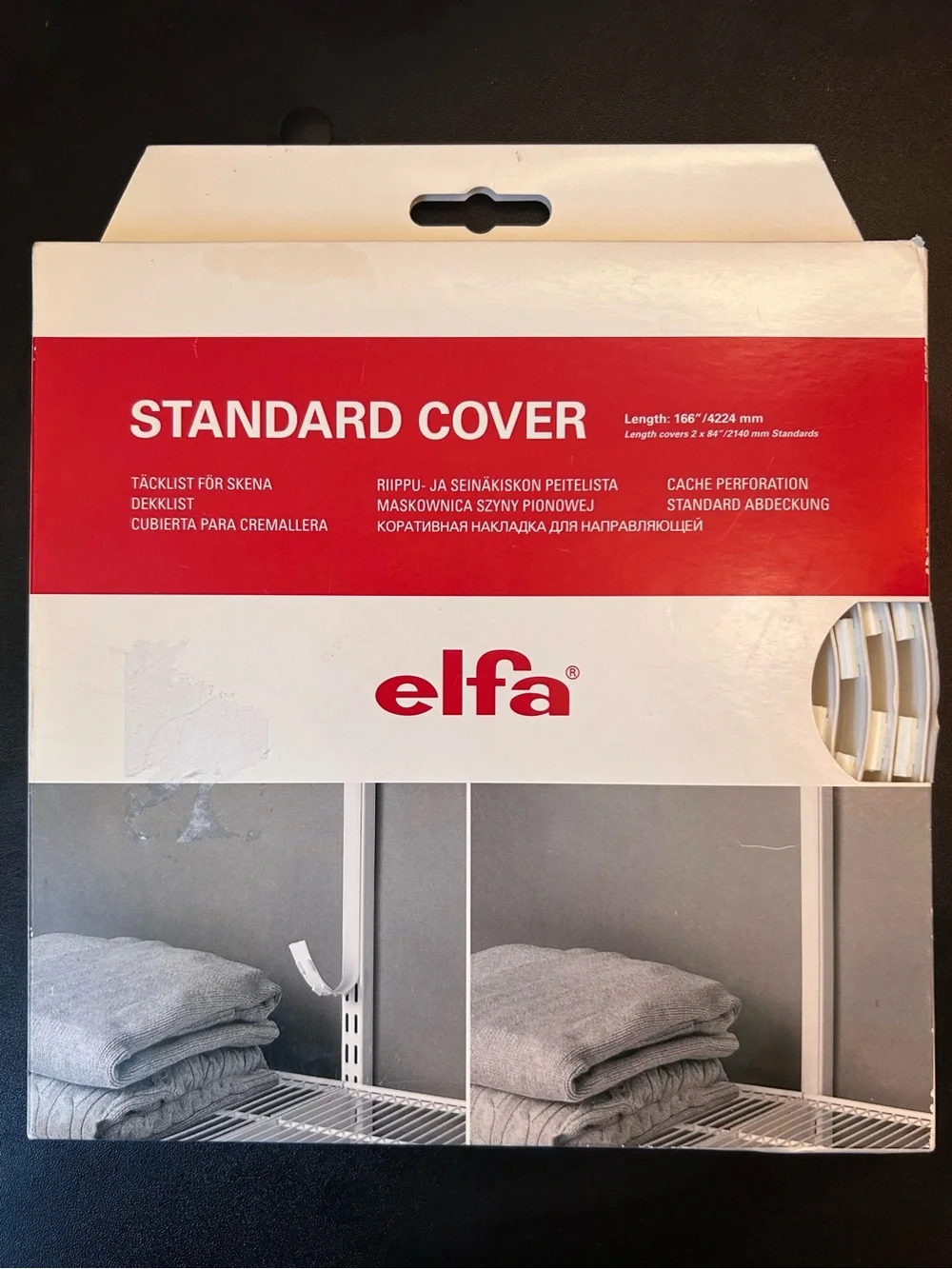 ELFA Standard Cover Tacklist for Skena ~ The Container Store ~ 166” Length